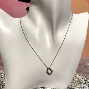 Tiffany & Co Elsa Peretti Open Heart Pendent Necklace